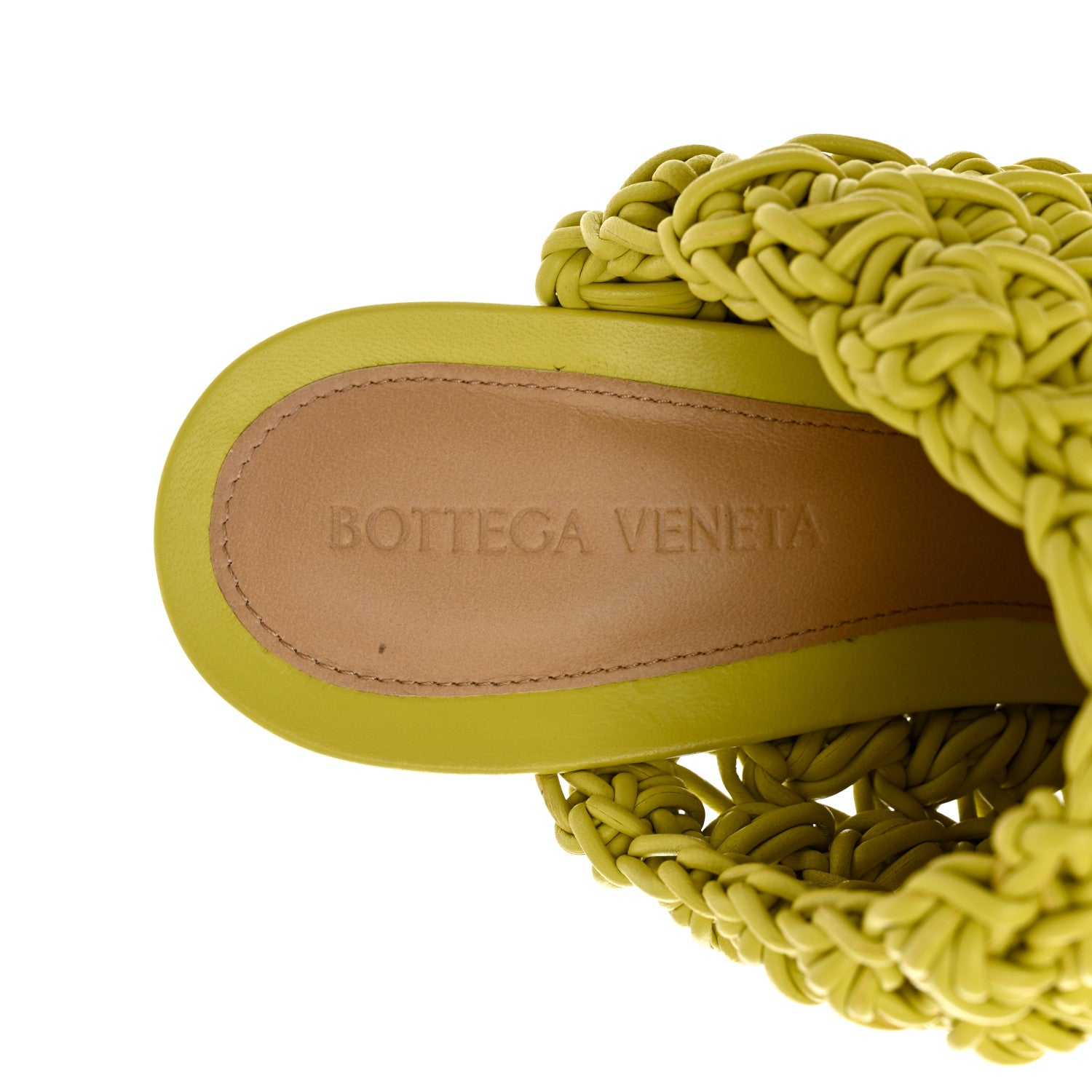 Bottega Veneta Nappa Intrecciato The Board Mules 39.5 Pear 6 of 8