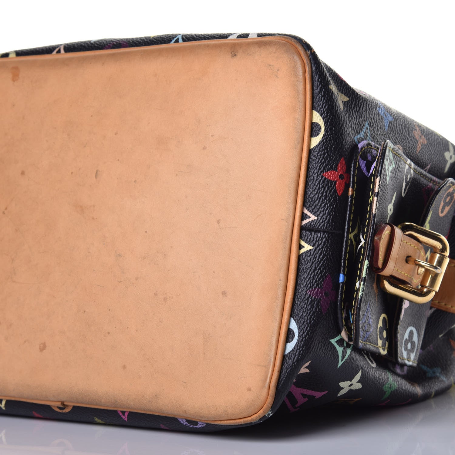 Louis Vuitton Monogram Multicolor Petit Noe Black 7 of 11