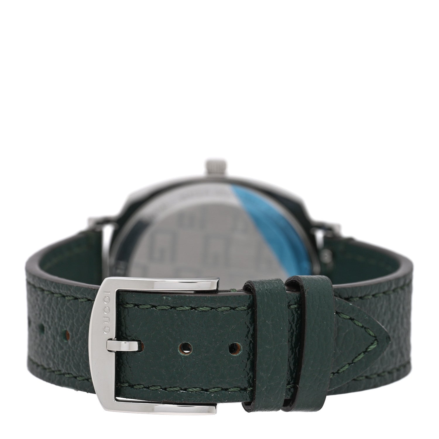 Gucci Stainless Steel Calfskin 35mm Grip Quartz Watch Green 3 of 5