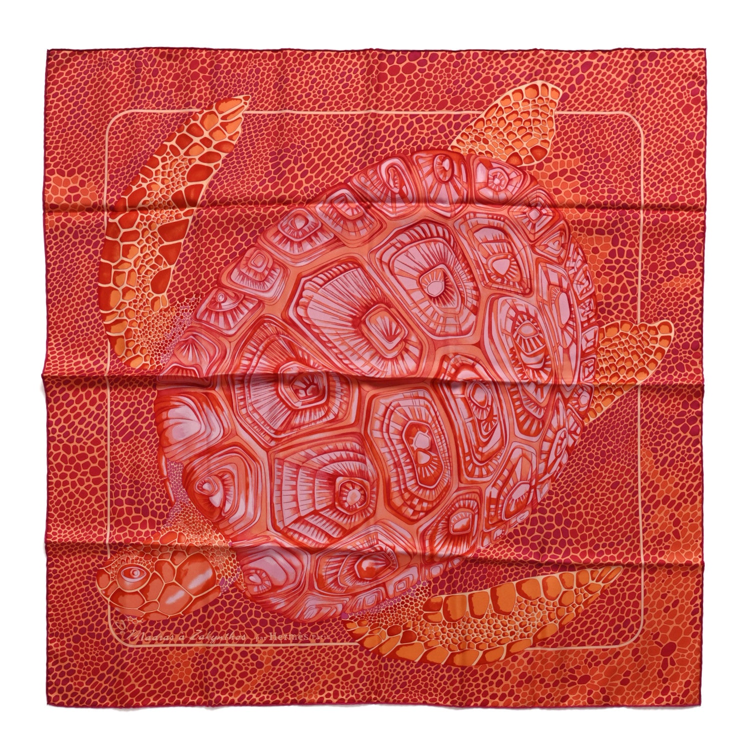 Hermes Silk De Madras A Zakynthos Scarf 90 1 of 3