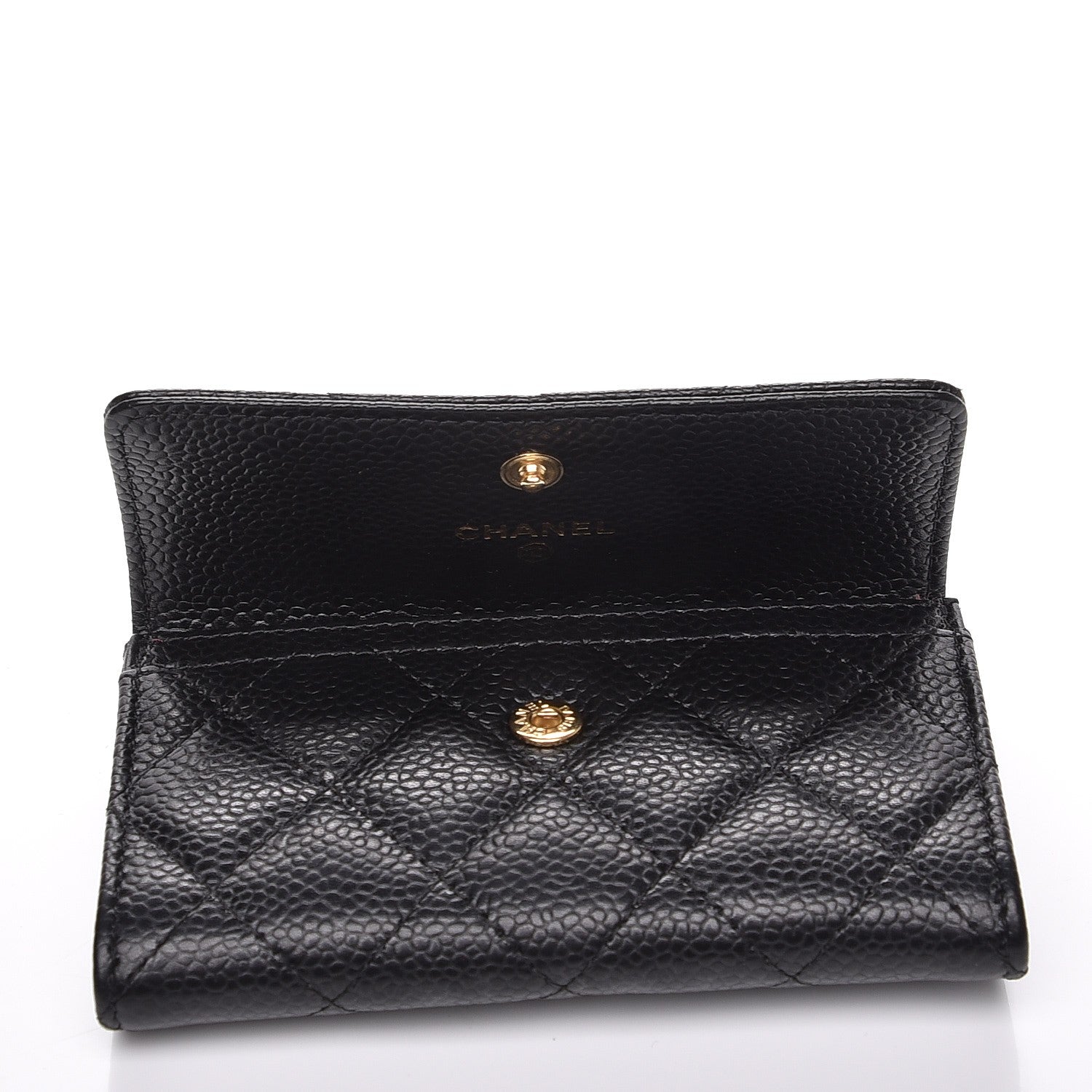 Chanel Caviar Quilted Flap Card Holder Black 5 of 11
