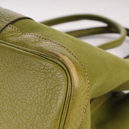 Hermes Toile Buffle Garden Party 36 MM Tote Vert Anis 8 of 11