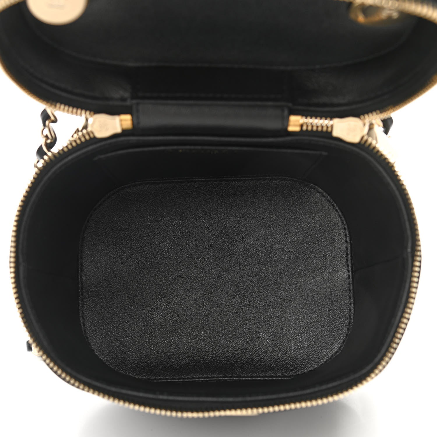 Chanel Lambskin Quilted Trendy Vanity Case Black 5 of 10