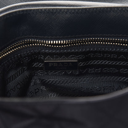Prada Nylon Tessuto Quilted Flap Navy 6 of 12