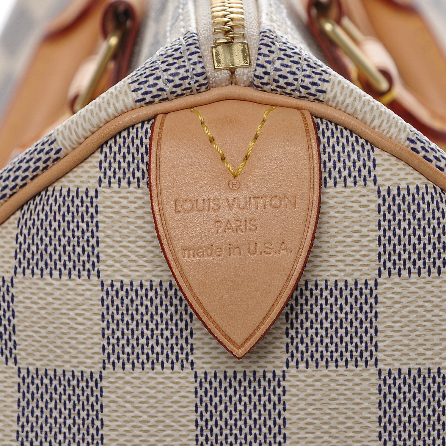 Louis Vuitton Damier Azur Speedy 30 6 of 6