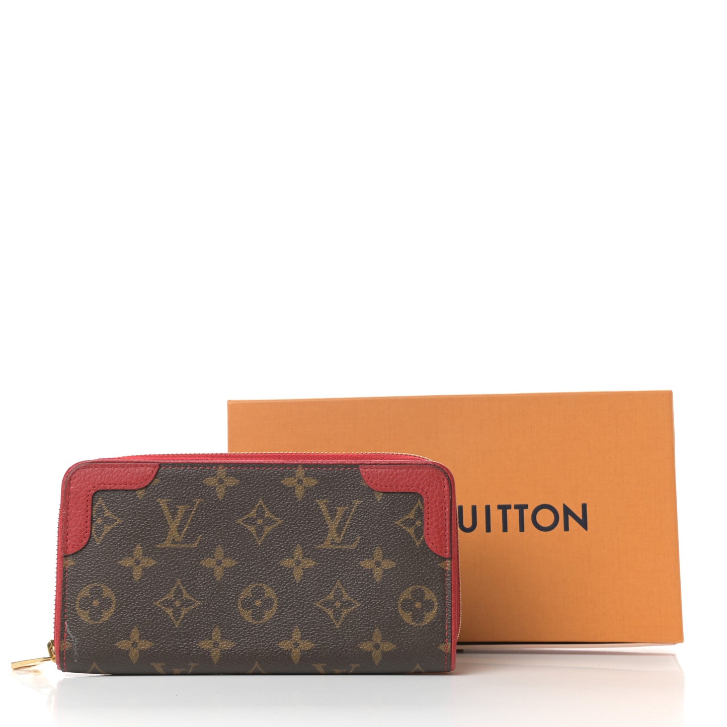 Monogram Retiro Zippy Wallet Cherry