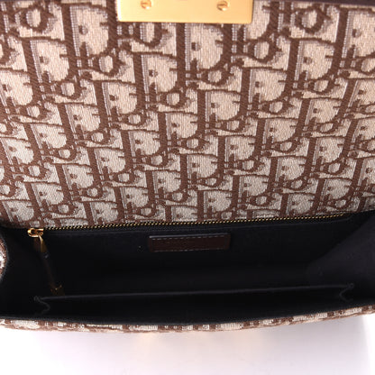 Christian Dior Oblique 30 Montaigne Flap Bag Brown 7 of 13