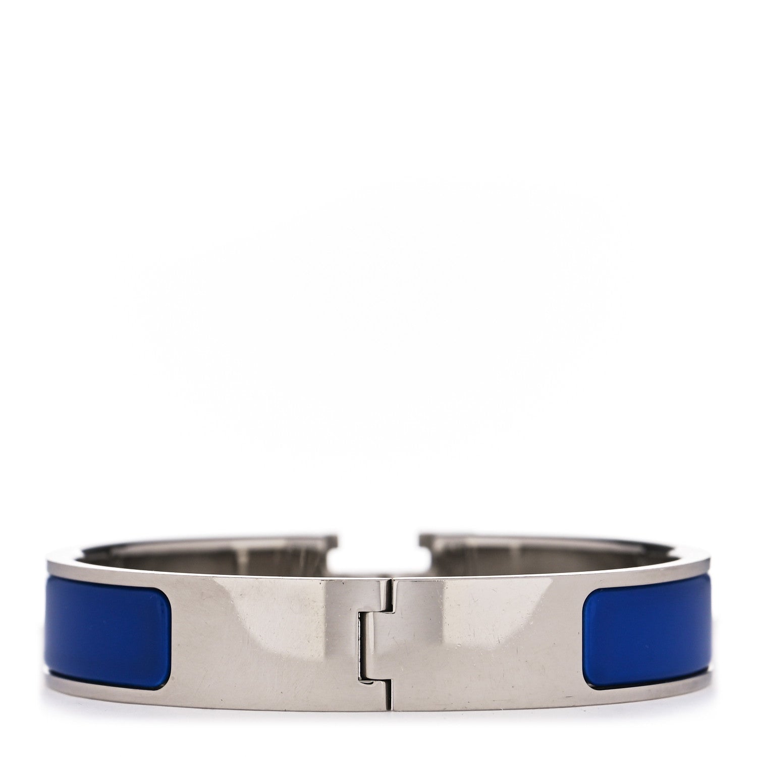 Hermes Enamel Narrow Clic Clac H Bracelet PM Bleu Royal 2 of 4