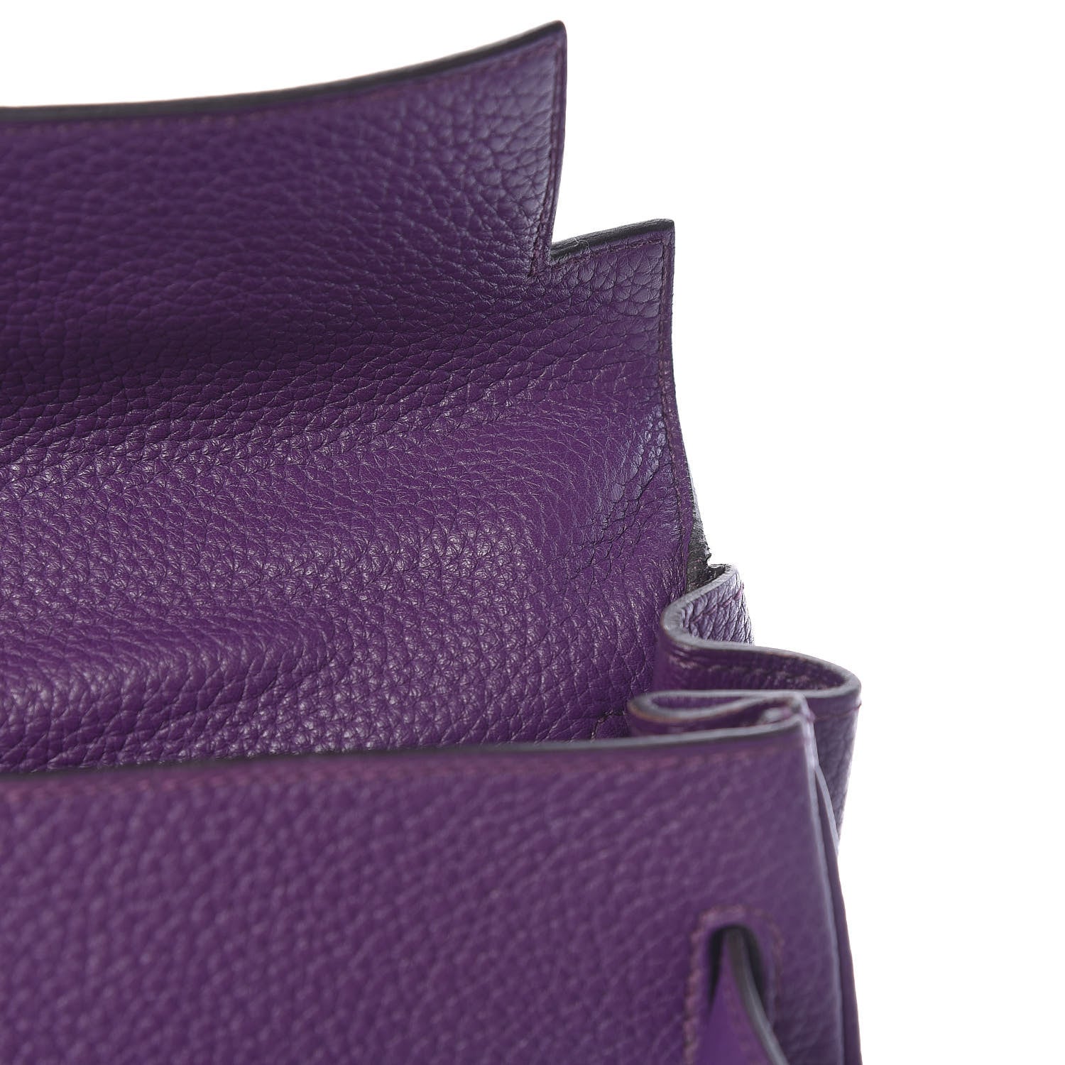 Hermes Taurillon Clemence Kelly Retourne 32 Ultraviolet 10 of 15