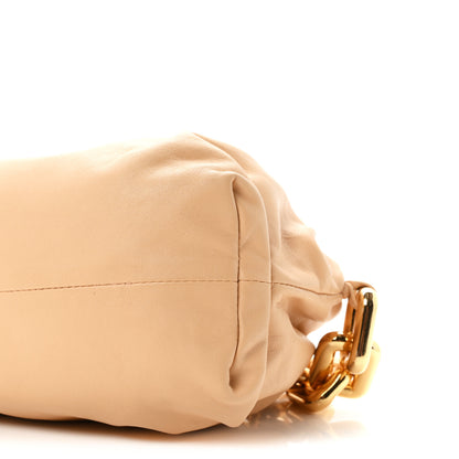 Bottega Veneta Calfskin The Pouch Chain Almond 10 of 10