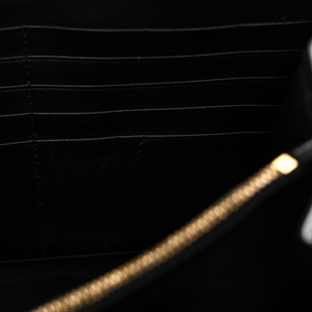 Lambskin Studded Quilted Medusa Wallet on Chain Crossbody Black Gold