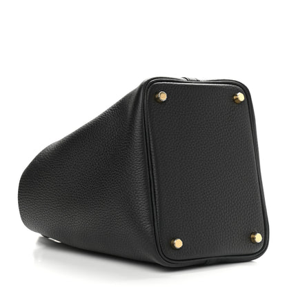 Hermes Taurillon Clemence Picotin Lock 18 PM Black 4 of 9