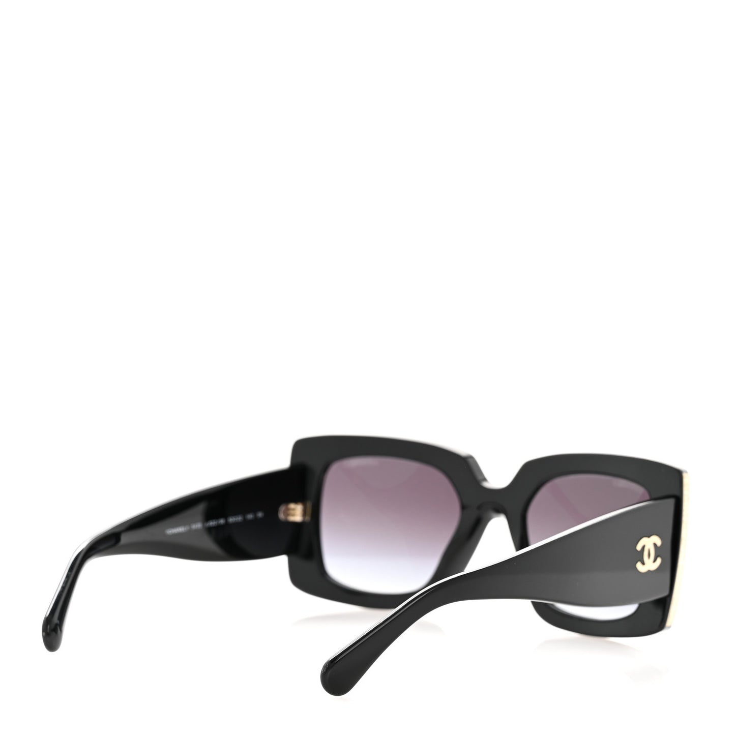 Acetate Rectangle Sunglasses 5435 Black