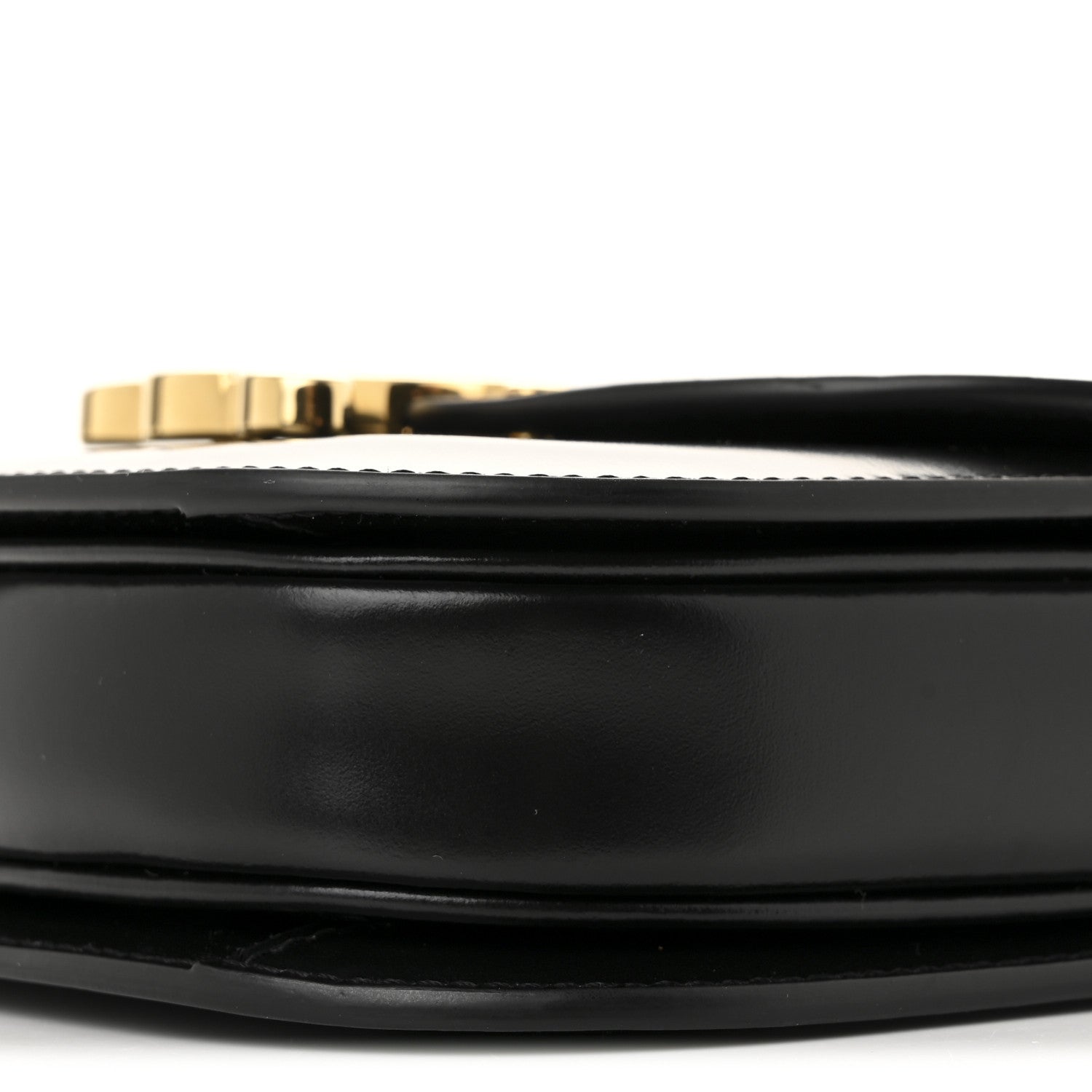 Celine Shiny Calfskin Triomphe Mini Besace Clea Black 9 of 11