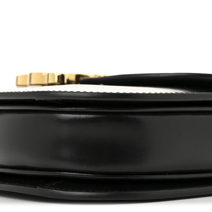 Celine Shiny Calfskin Triomphe Mini Besace Clea Black 9 of 11