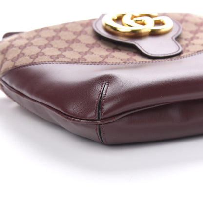 Gucci GG Monogram Calfskin Medium Arli Shoulder Bag Sahara Rubino Chardonnay 8 of 10