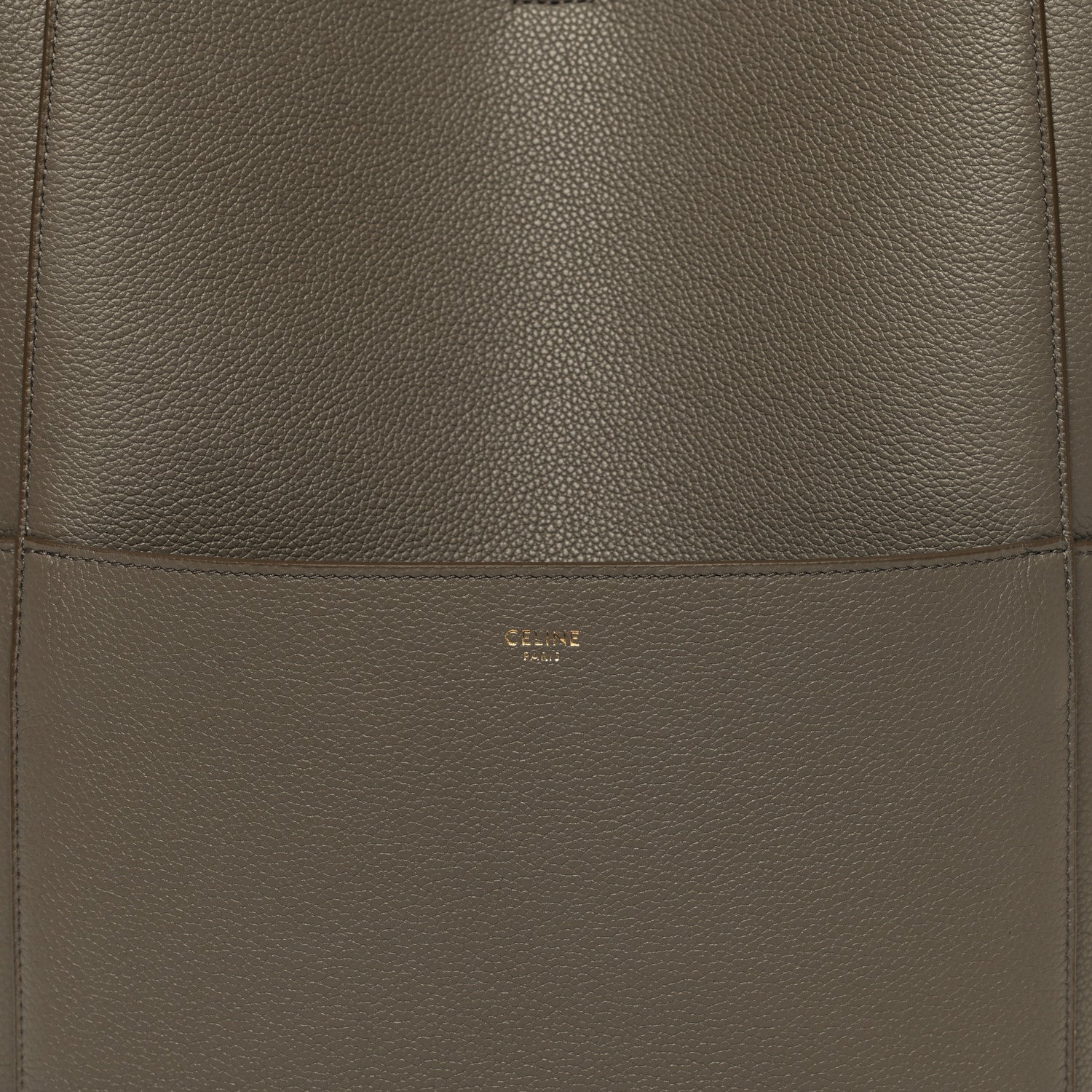 Celine Soft Grained Calfskin Sangle Bucket Bag Taupe 8 of 10