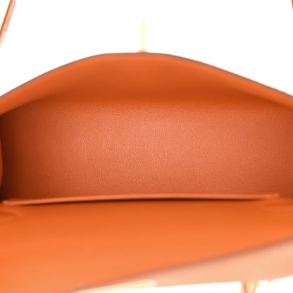 Hermes Epsom Mini Kelly Sellier 20 Orange 5 of 11
