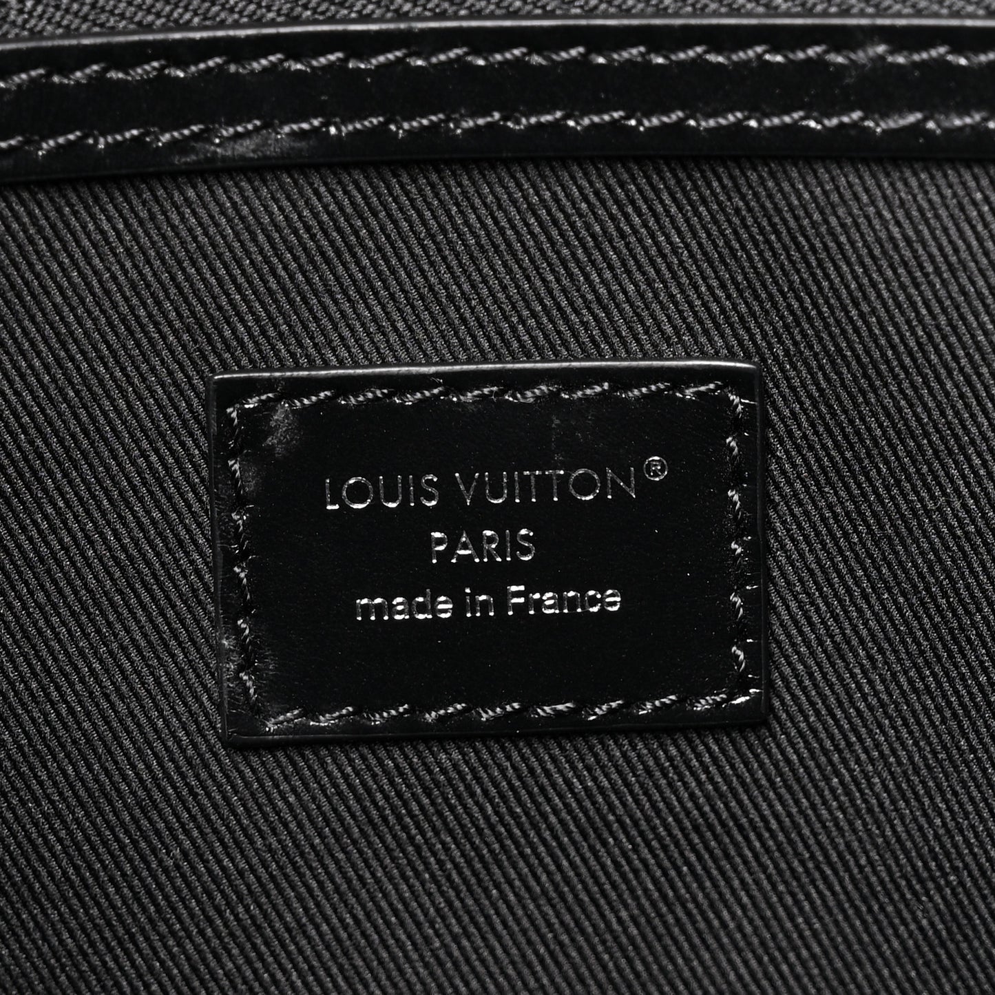 LV Night Calfskin Vagabond Hobo Black