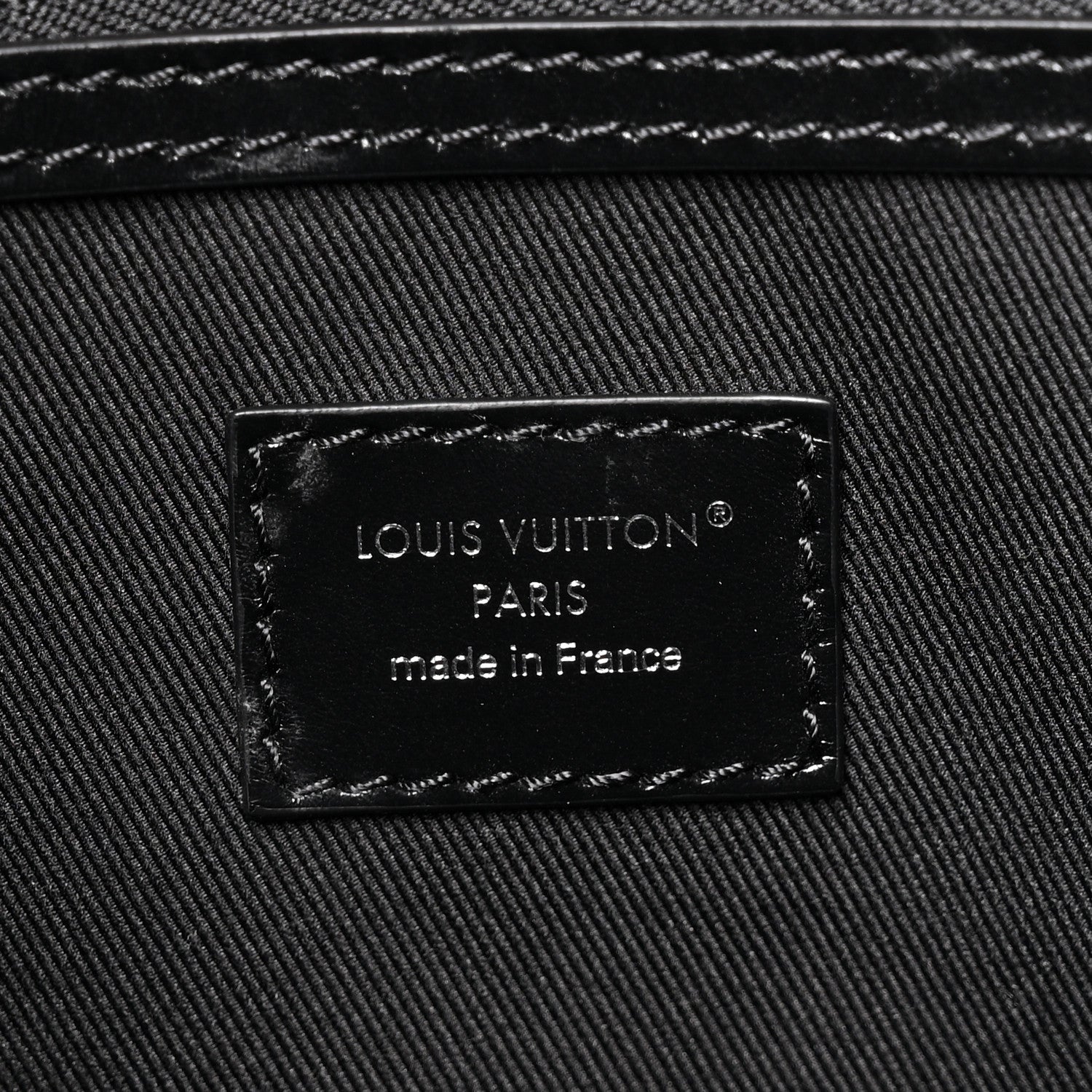 Louis Vuitton LV Night Calfskin Vagabond Hobo Black 6 of 9