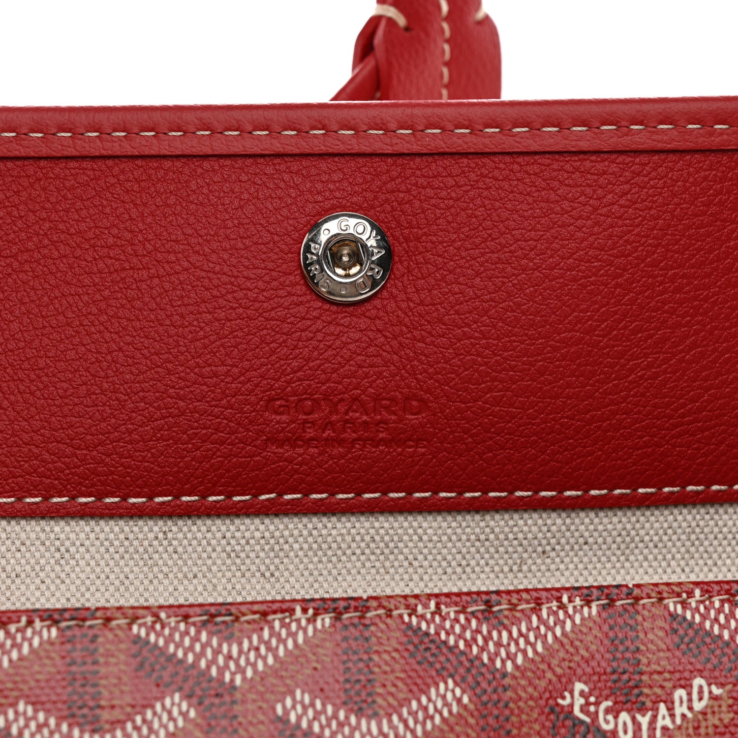 Goyard Goyardine Boheme Hobo Red 7 of 11