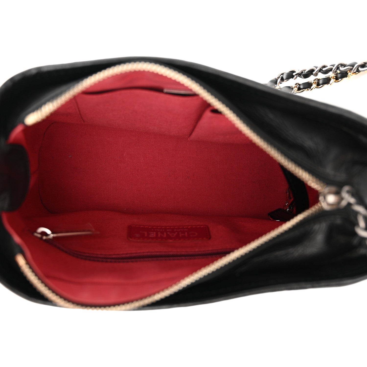 Chanel Aged Calfskin Quilted Small Gabrielle Hobo Black 5 of 13