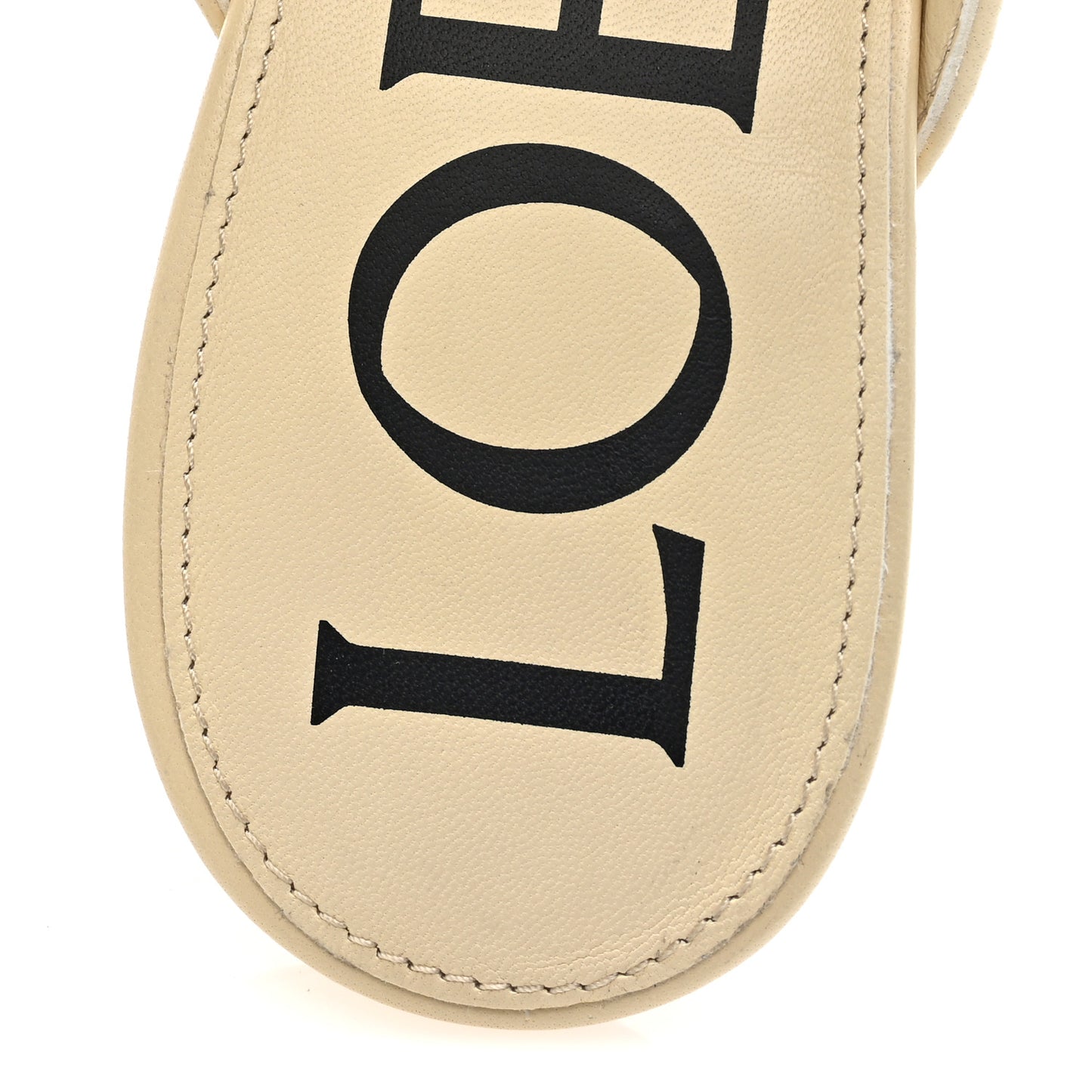 Goatskin Toy Panta Sandals 36 Oat Milk