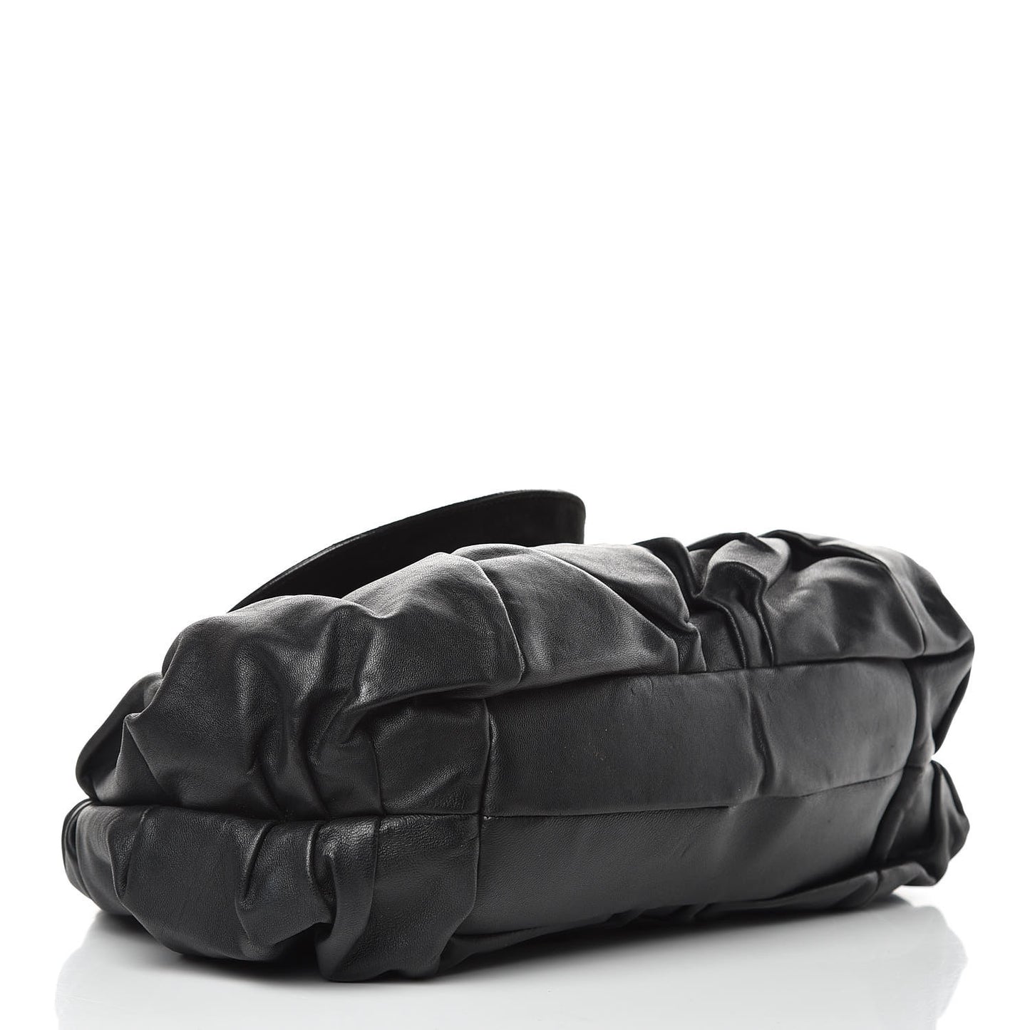 CHRISTIAN DIOR Lambskin Jazzclub Shoulder Bag Black