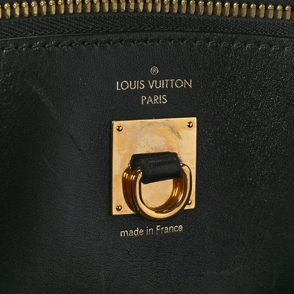 Louis Vuitton Calfskin City Steamer MM Black 6 of 13