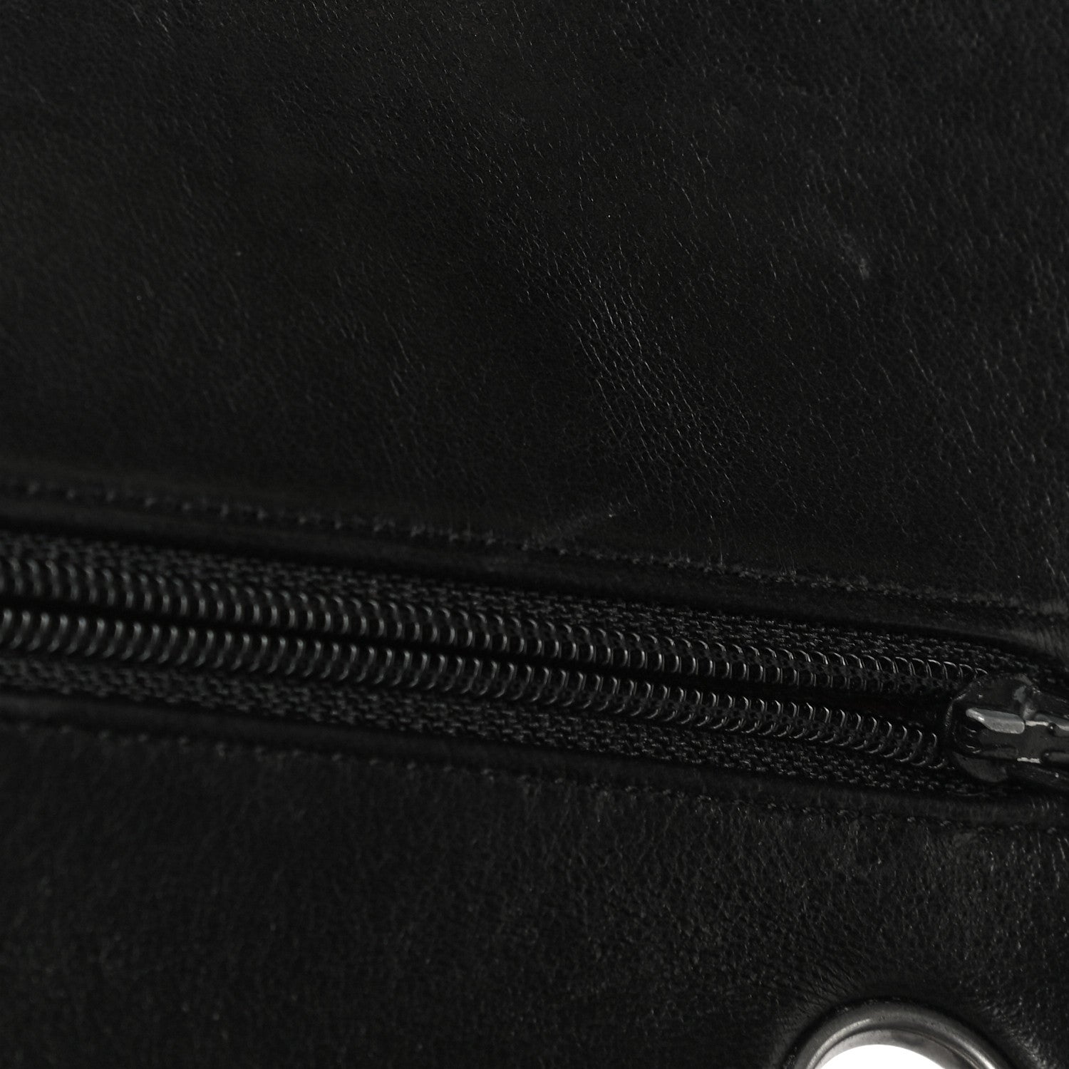 Chanel Lambskin Quilted Medium Double Flap Black 14 of 24