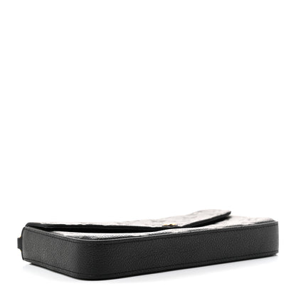Louis Vuitton Empreinte Pochette Felicie Chain Wallet Black 5 of 11
