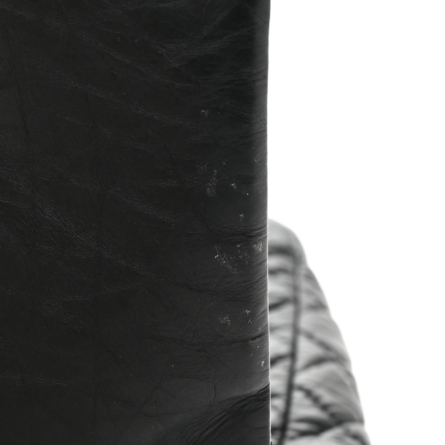 Aged Calfskin Reissue XL Maxi Flap Black