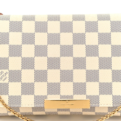 Louis Vuitton Damier Azur Favorite MM 7 of 11