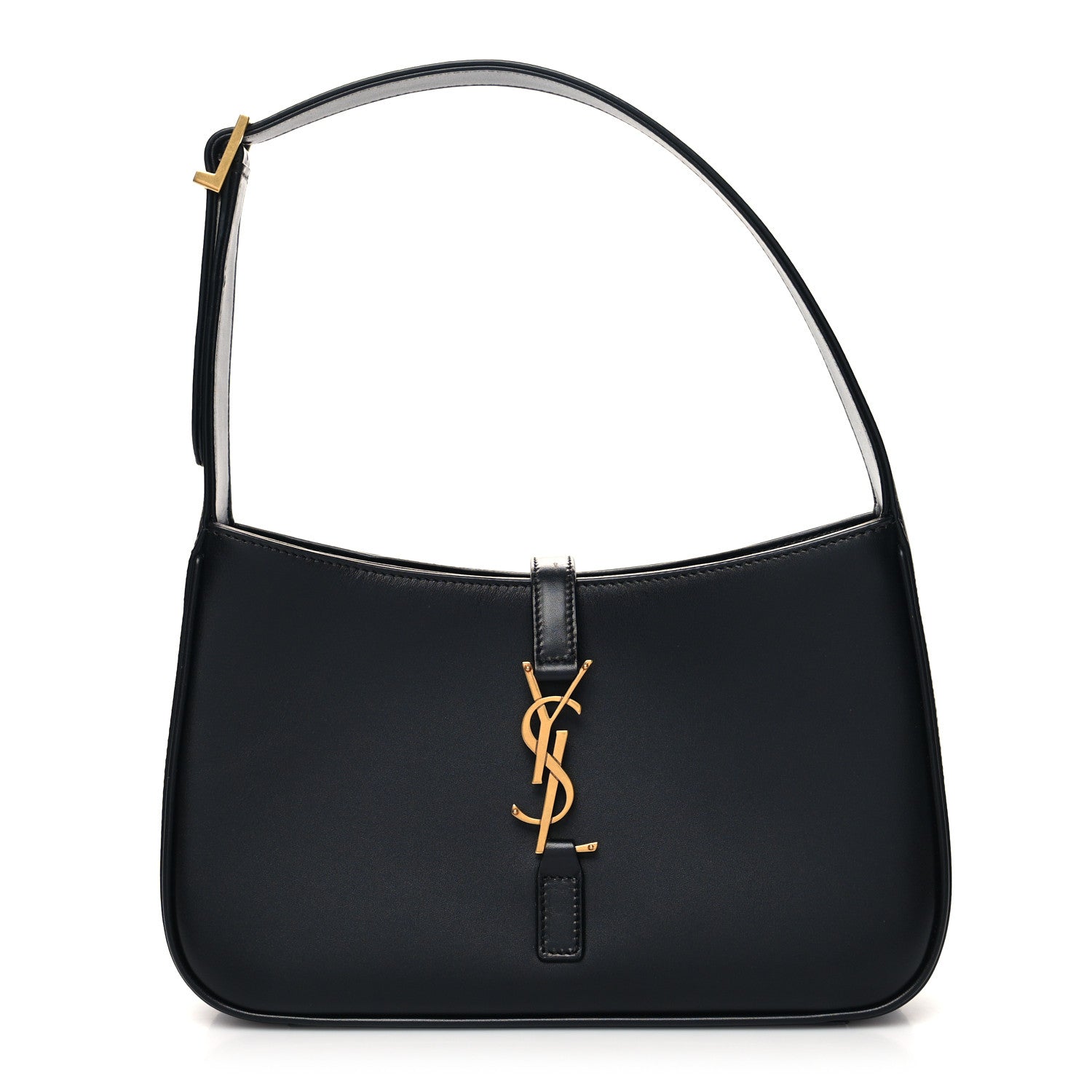 Saint Laurent Smooth Calfskin Le 5 A 7 Hobo Black 1 of 10