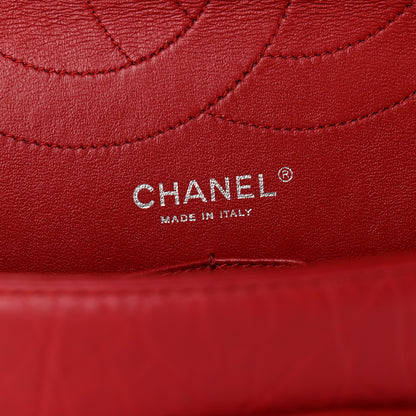 Chanel Aged Calfskin Quilted 2.55 Reissue 227 Flap Red 5 of 14
