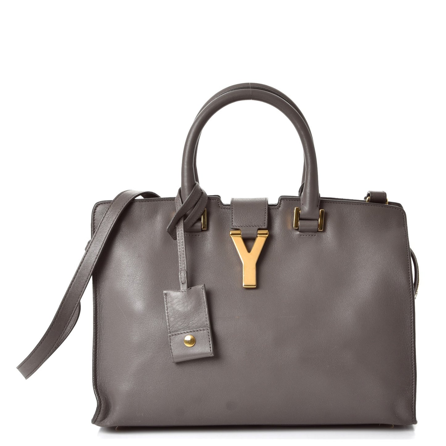 Calfskin Small Classic Y Cabas Fog