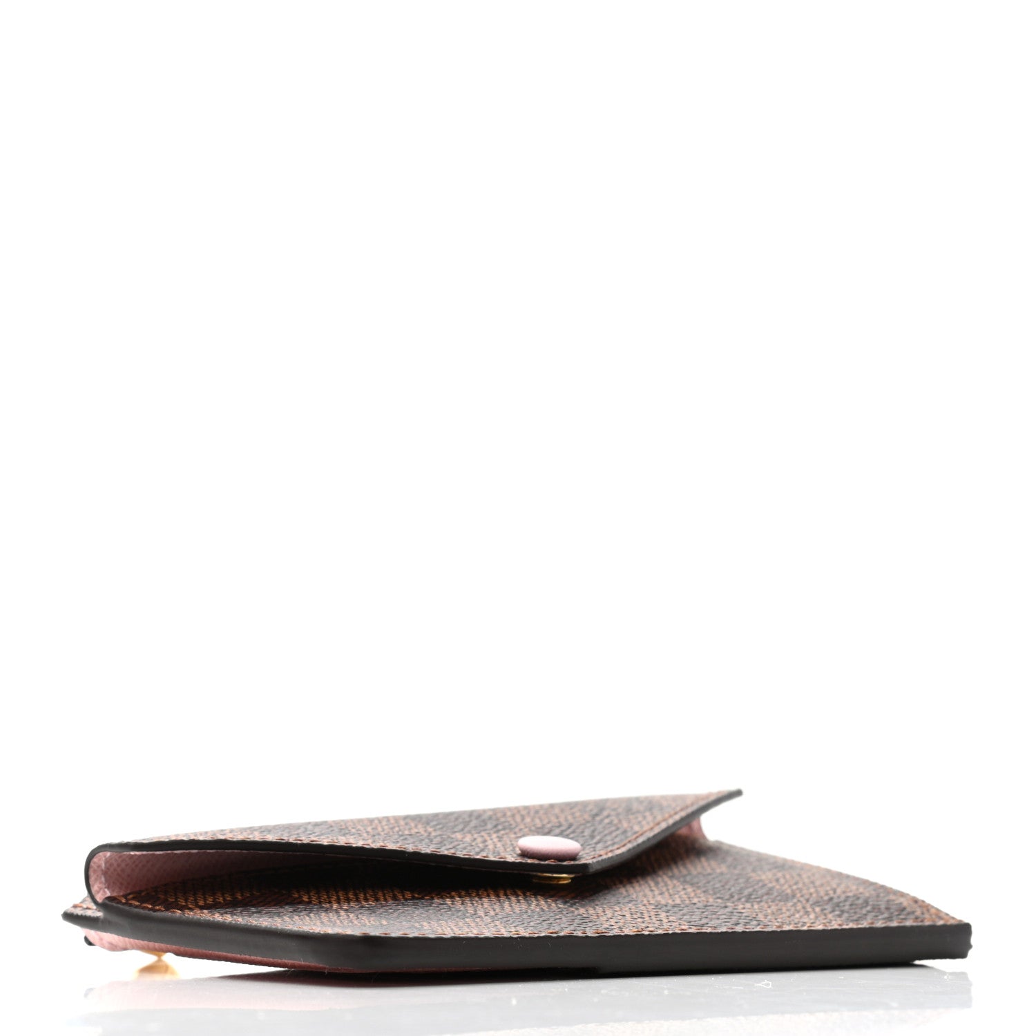 Louis Vuitton Damier Ebene Recto Verso Card Holder Rose Ballerine 4 of 7