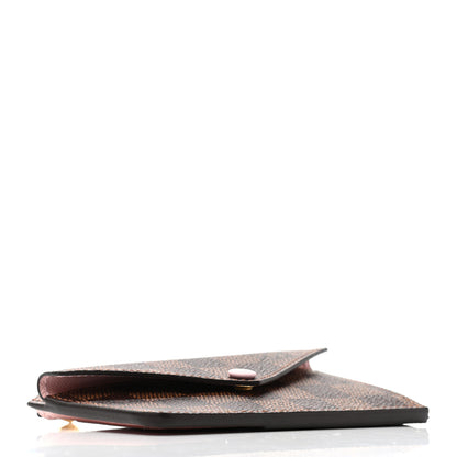 Louis Vuitton Damier Ebene Recto Verso Card Holder Rose Ballerine 4 of 7