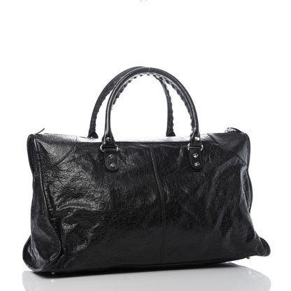 Balenciaga Agneau Classic Hardware Silver Work Black 3 of 8