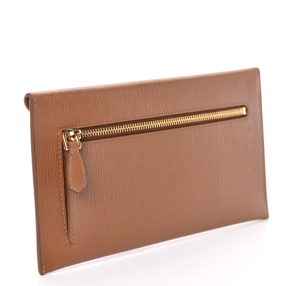 Prada Vitello Move Envelope Wallet Caramel 3 of 8