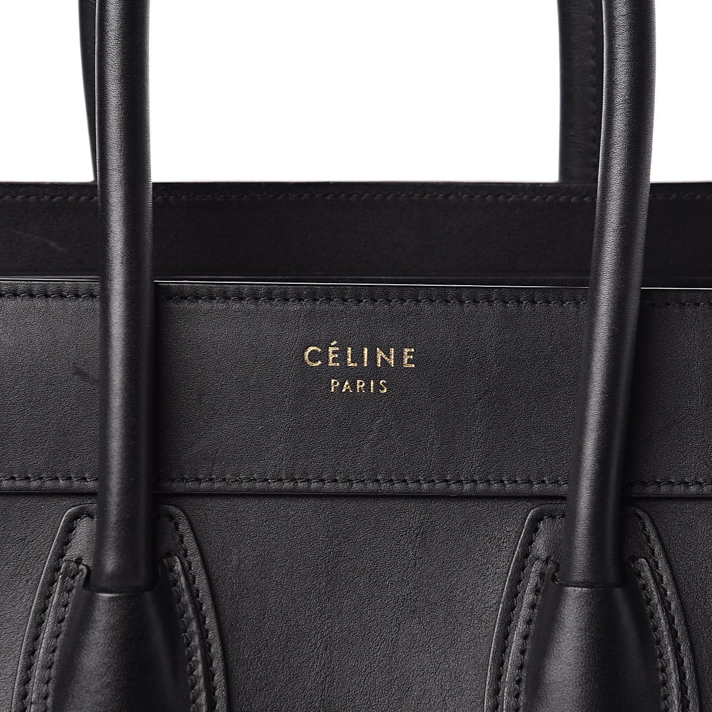 Smooth Calfskin Micro Luggage Black