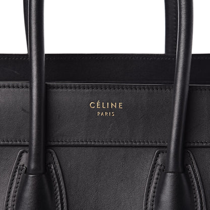 Celine Smooth Calfskin Micro Luggage Black 13 of 13