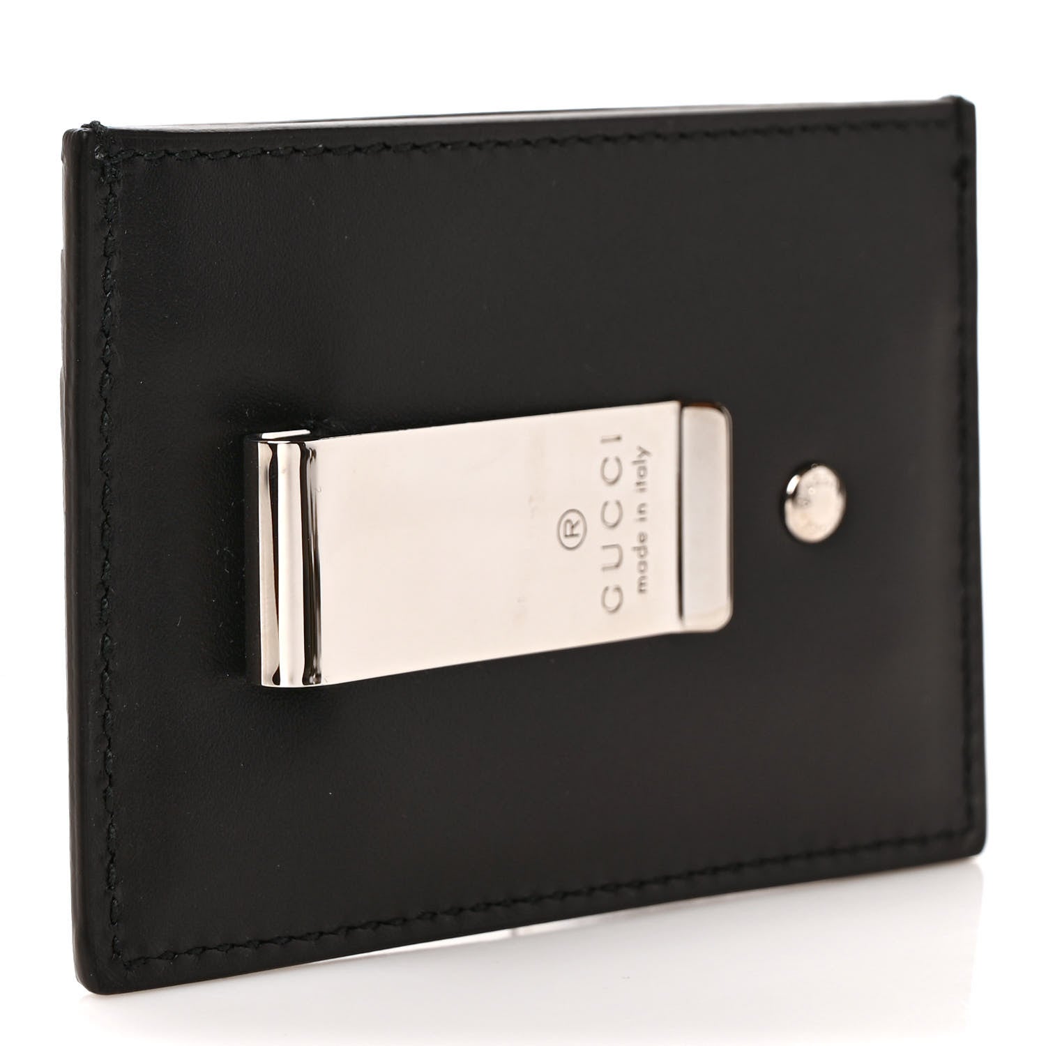 Gucci Microguccissima Card Holder Money Clip Black 3 of 6