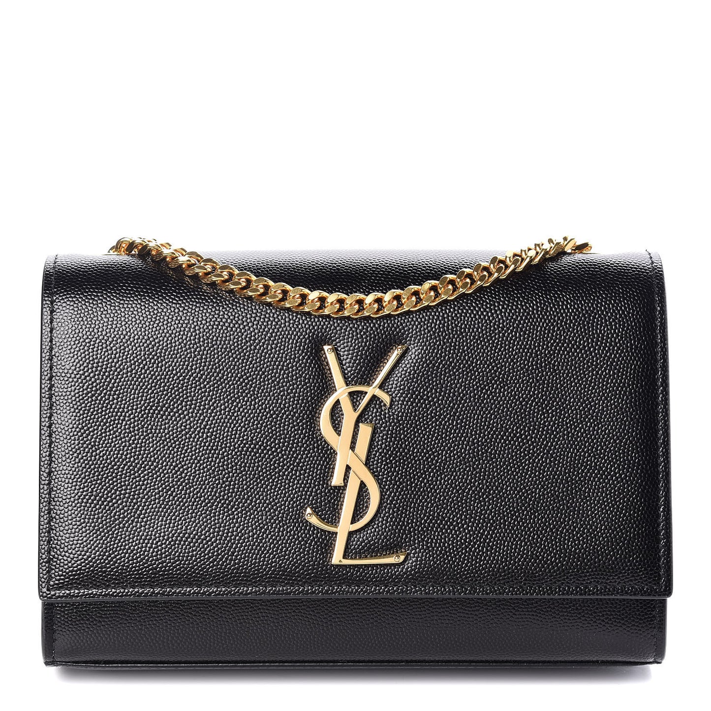 Grain De Poudre Small Monogram Kate Satchel Black