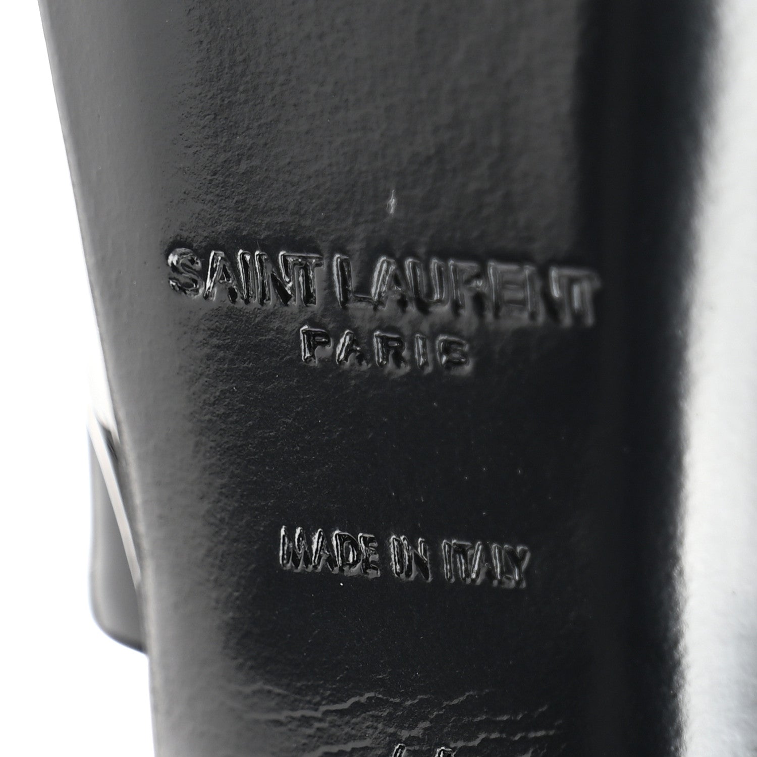 Saint Laurent Patent Jodie 95 Platform Sandals 41 Black 8 of 9