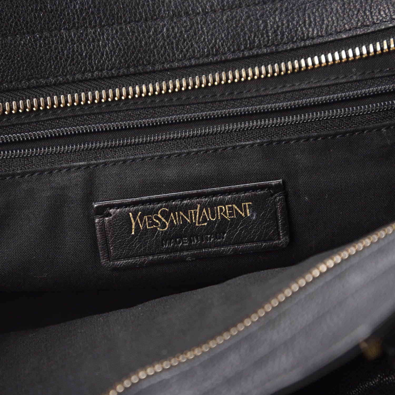 Saint Laurent Sheepskin Small Cabas ChYc Black 8 of 11