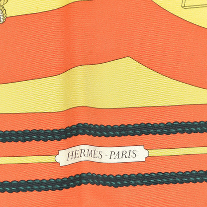 Hermes Silk Chateaux D' Arriere Scarf 70 3 of 5
