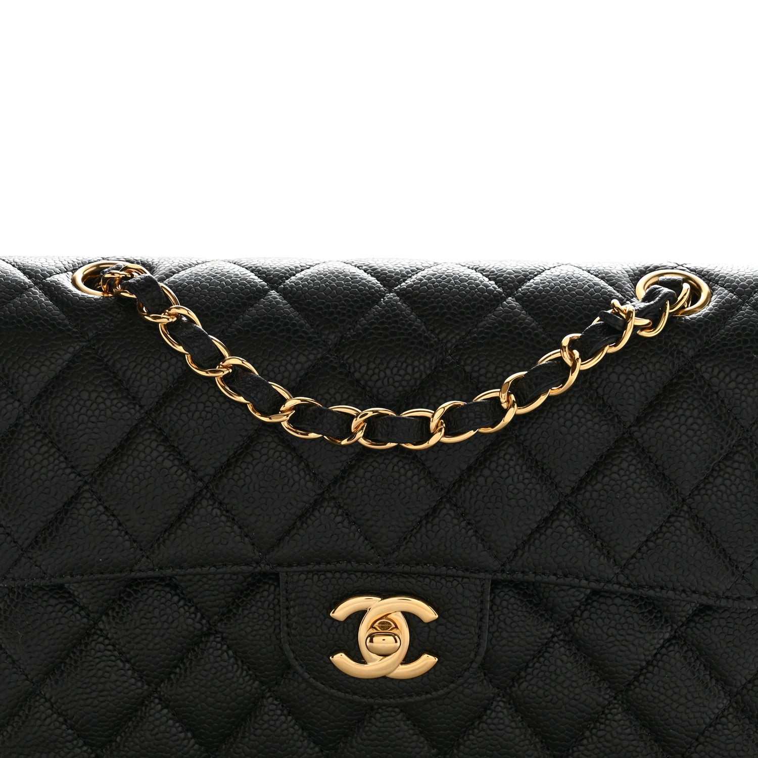 Chanel Caviar Quilted Small Double Flap Black 7 of 12