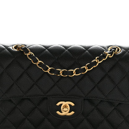 Chanel Caviar Quilted Small Double Flap Black 7 of 12