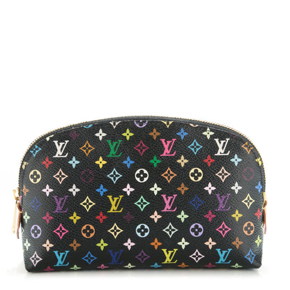 Louis Vuitton Monogram Multicolor Cosmetic Pouch Black Grenade 1 of 7
